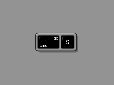 Save shortcut apple command graphic design illustration keyboard save vector vector art vector illustration