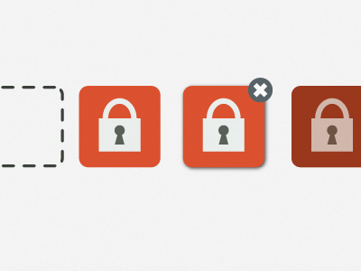 Security Icons icons interaction