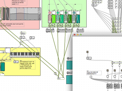 Live music performance app maxmsp