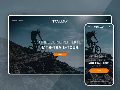 TRAILMAP MTB Trail App adobe adobexd desktop downhill icon login mobile mobile ui mtb neuland ui uidesign uphill ux ux ui uxdesign webdesign