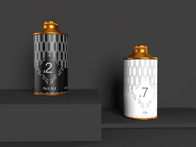 Premium CraftBeer 3d adobedimension beer beer can can dimension food food and drink label labeldesign labels neuland packaging packaging design