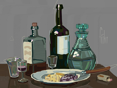 Volkov's still life illustration still life