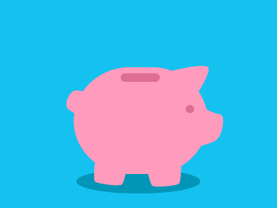 Piggy Bank animation cash coin earn gif icon design iconimation money noun project pig piggy bank save