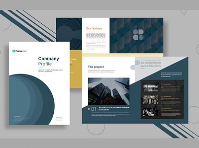 company profile clean company companyprofile concept design dribbble graphicdesign profile ui uidesign ux uxdesign