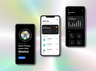 Wallet-ui-kit figma figmadesign hologram table uidesign uikits wallet ui walletapp