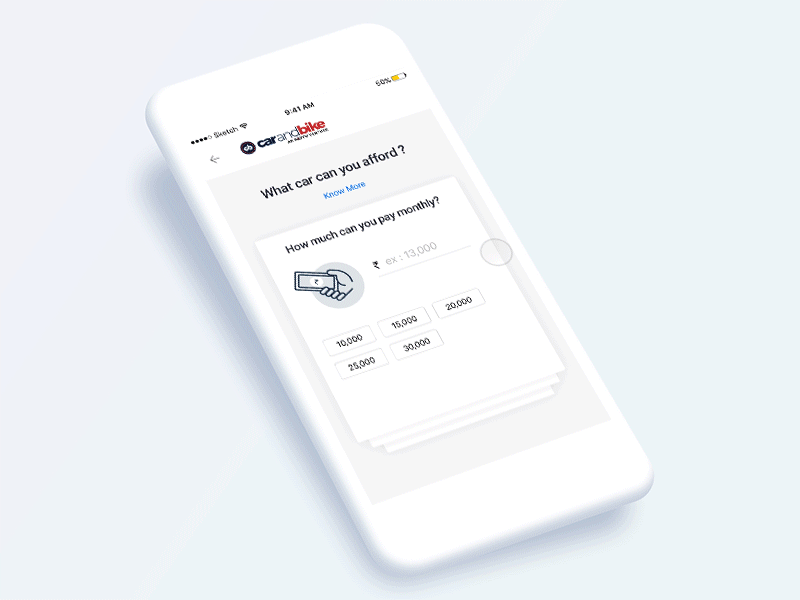 Car Affordability - Interaction afford animation interaction principle sketch ui ux