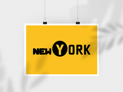 New York design illustrator letters nyc poster poster design simple design student work taxicabfont type typography vector