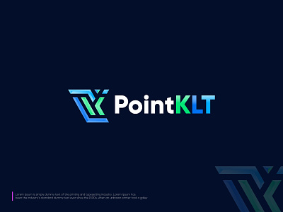 PointKLT modern agency logo design