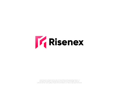 Rise- letter R modern logo design