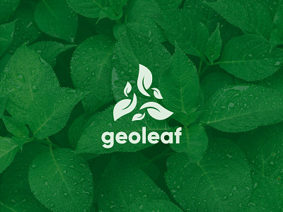 Geoleaf modern eco-friendly logo design