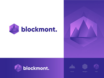 Blockmont- a blockchain connect modern logo b blockchain branding crypto cryptocurrency design encryption graphic design icon letter b lettering logo logo design logo designer logo mark minimal modern monogram logo new blockchain logo token