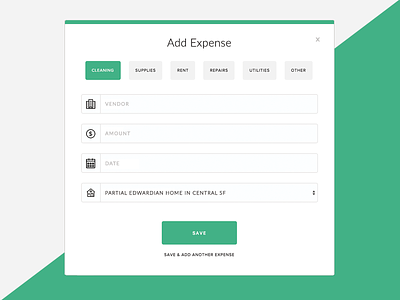 Bold Tax - Add Expense app bold expense modal popup product tax ui ux web webapp