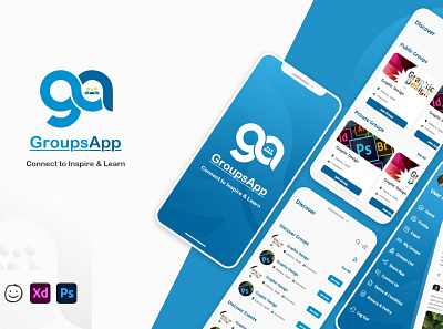 Groups Apps - UI App Design ui uidesign user interface ux uxui