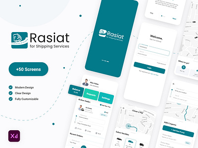 Rasiat UI APP Design