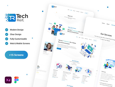 Tech Reif Website UI design ui ui design user experience user interface ux uxui