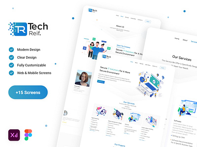 Tech Reif Website UI