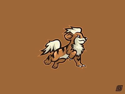 Growlithe Mascot Design