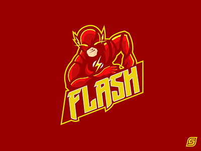 The Flash Mascot Design art barry allen comics dc comics logo design logos mascot mascot design superheroes the flash