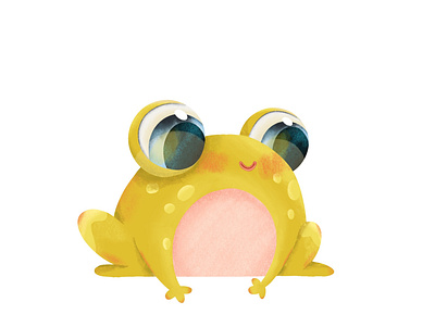 Cute frog book branding cartoon childrens childrens book cute cute animals frog illustration