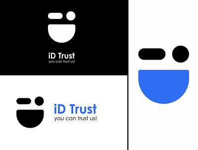 iD Trust - You can trust us! Logo concept app branding design designer designer logo logo logodesign logotype minimal vector