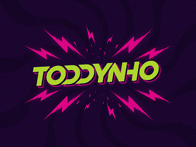 Toddynho design logo thunder twitch victorioap