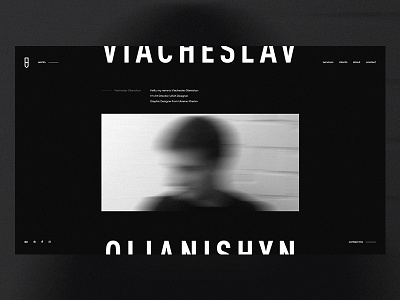 Viacheslav Olianishyn Personal Website