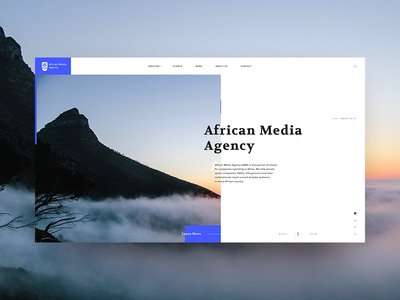 Africa Media Agency africa design media minimal nature obys
