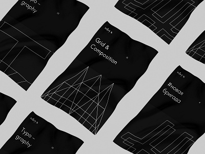 Obys Identity (Posters) black branding design fashion helvetica identity logo minimal poster swiss typography ui web