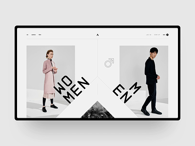Aeance website animation black branding design fashion grid minimal online site sport swiss typography ui ux web webdesign website