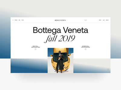 Bottega Veneta black fashion grid interaction luxury minimal site ui ux veneta web website