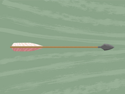 Arrow archery arrow bow and arrow brushes illustration medieval texture