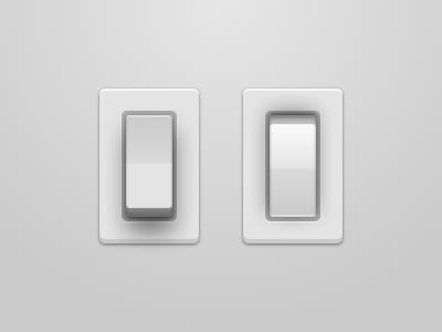 Light Switches Freebie (.sketch) .sketch app button clean freebie freebies light mac simple sketch switch vector white