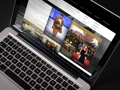 Ferragamo Website clean ecommerce fashion flat site web website