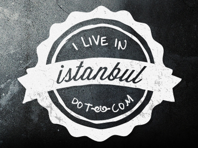 I Live In Istanbul logo first draft