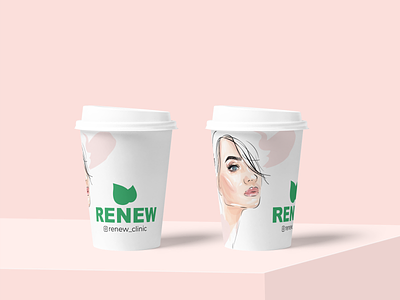 Coffee cup for Renew Clinic