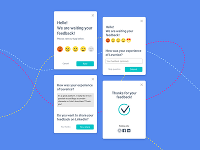 Feedback Chat Bot for messaging platform by Tanya Nehrya on Dribbble