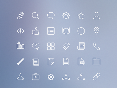 Icon Set design icons ui web
