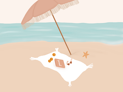 Beach Day graphic design illustration illustrations illustrator