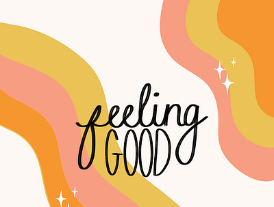 feeling GOOD abstract art abstract design designer graphic design illustration illustrations lettering