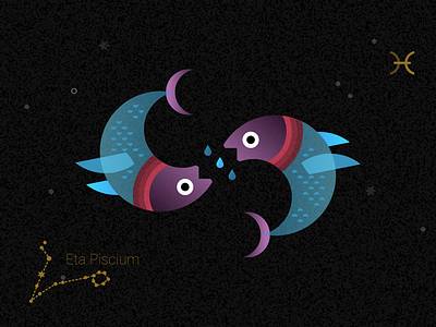 Pisces illustration pisces vector zodiac