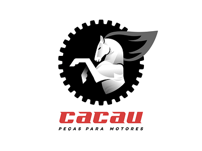 Cacau, Peças Para Motores ... Update branding illustration logo vector