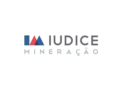 Iudice Mineração Ltda. branding illustration logo mining vector