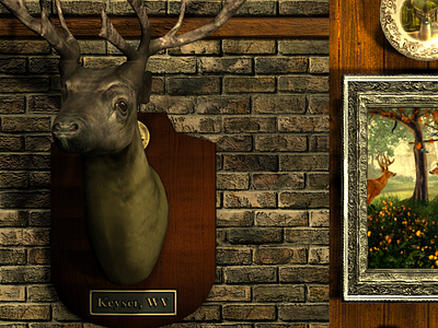 Big Buck Hunter Pro - Close-up 3d 3d model animation deer maya