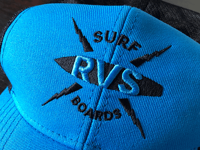 RVS Baseball Cap branding embroidery logo