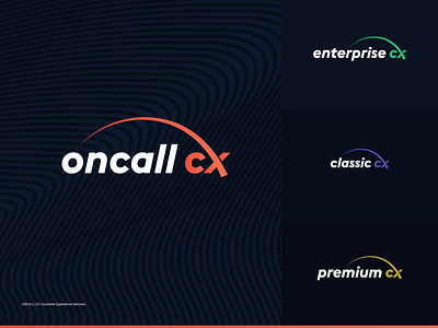 ONCALL CX - Comet branding classic comet customer experience cx enterprise logo logo 2d premium vector
