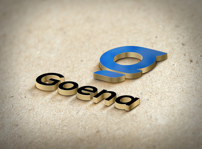 GOENA brand logo company logo design illustration initials logo letter logo logo logo design logotype vector
