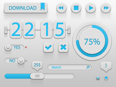 Blue - White GUI