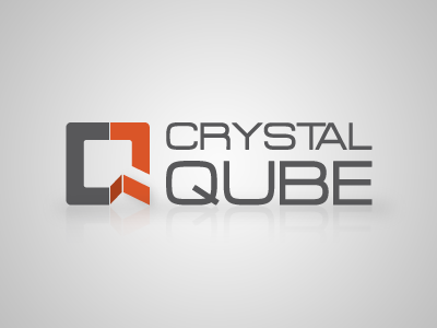 CQ Logo box cq cube gray logo orange
