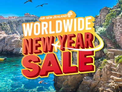 Air NZ Worldwide New Year Sale Campaign