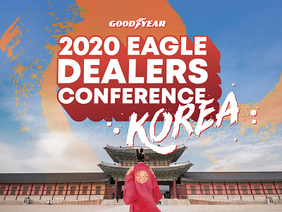 Goodyear Eagle Dealers Conference 2020 Branding event event branding graphic design incentive lockup logo red